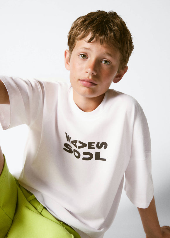 MANGO SOUL 37021412-01 MANGO KIDS BOY T-SHIRT