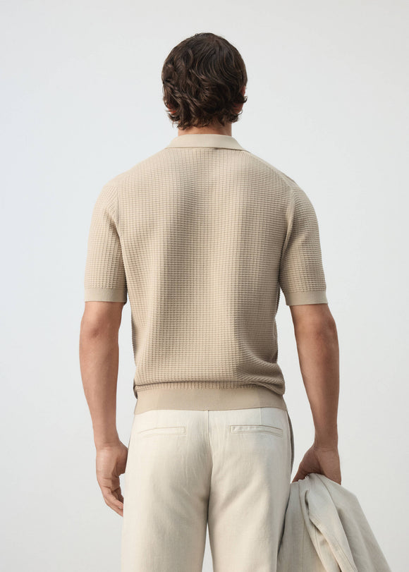 MANGO FLUID 37022900-08 MAN POLO SHIRT