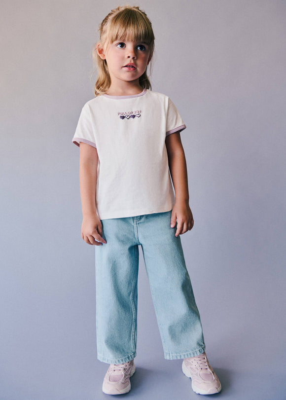 MANGO CONTRAST 37023876-02 KIDS BABY GIRL T-SHIRT