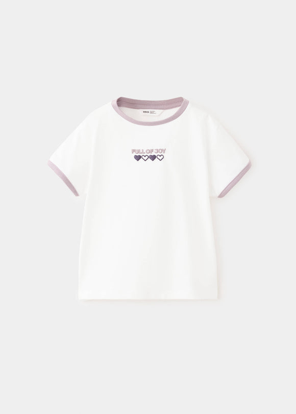 MANGO CONTRAST 37023876-02 KIDS BABY GIRL T-SHIRT