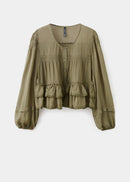 MANGO BETIS 37024088-43 MANGO WOMEN SHIRT-3