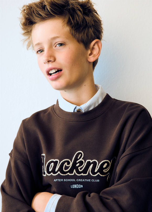MANGO A2HACK 37025167-30 KIDS BOY SWEATSHIRT