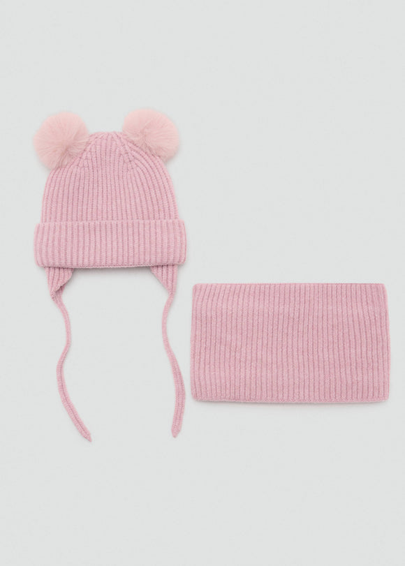 MANGO POMPONPS 37025992-83 KIDS BABY GIRL SCARF