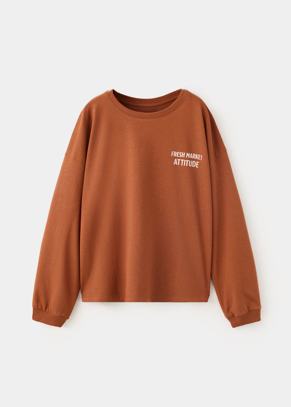 MANGO MARKET 37028278-79 KIDS GIRL T-SHIRT LONG SLEEVE