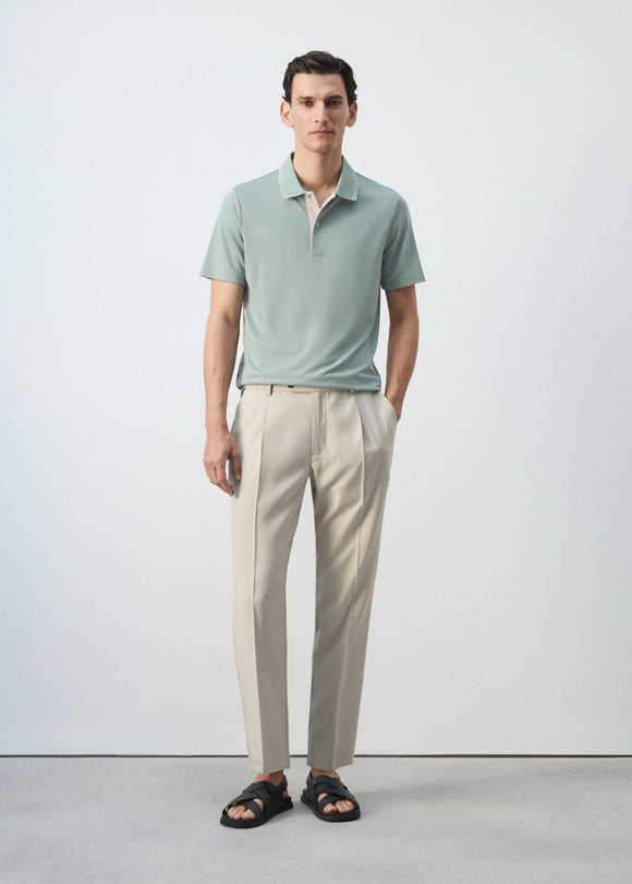 MANGO CARLEB 37031369-44 MANGO MEN POLO T-SHIRT