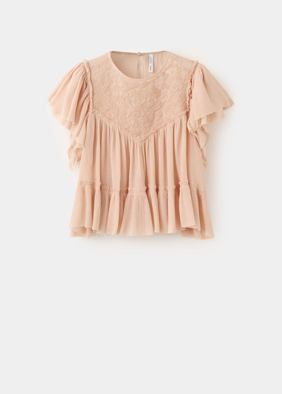 MANGO PEONIA 37031389-85 MANGO WOMEN BLOUSE