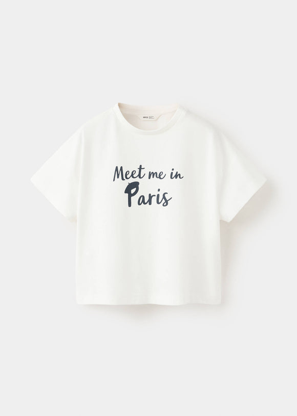 MANGO PARIS 37032908-02 MANGO KIDS GIRL T-SHIRT