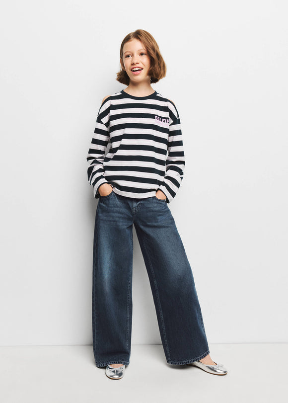 MANGO BAGGY 37034413-TO KIDS GIRL JEANS