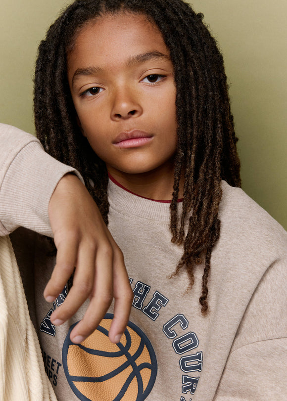 MANGO A2BASKET 37035165-07 KIDS BOY SWEATSHIRT