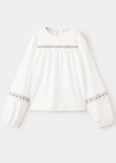 MANGO BRIT 37037921-02 KIDS GIRL T-SHIRT LONG SLEEVE-2