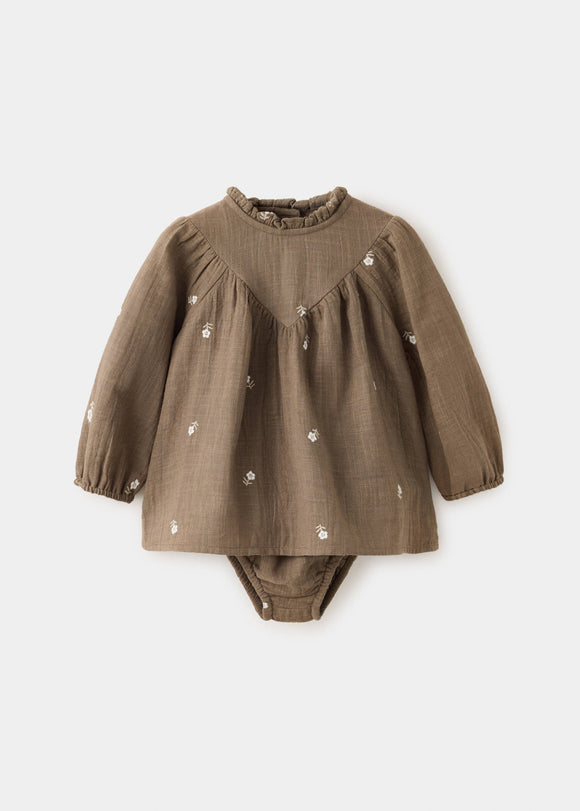 MANGO PALMI 37037929-32 KIDS NEW BORN BABY DRESS