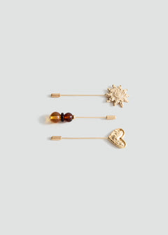 MANGO TUVALU 37041366-OR MANGO WOMEN BROOCH