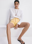 MANGO CORRETTO 37041377-12 MANGO WOMEN SHORT-5