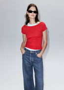 MANGO DAIQUIRI 37041496-70 MANGO WOMEN T-SHIRT-1