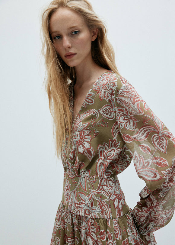 MANGO FLOWY1 37044114-43 MANGO WOMEN DRESS