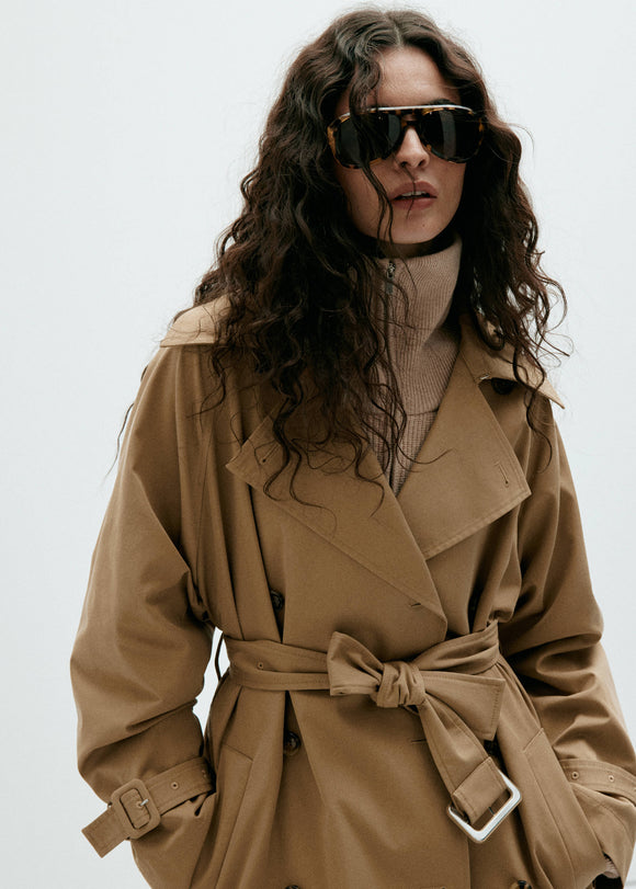 MANGO TATAM 37046353-08 WOMEN TRENCH COAT