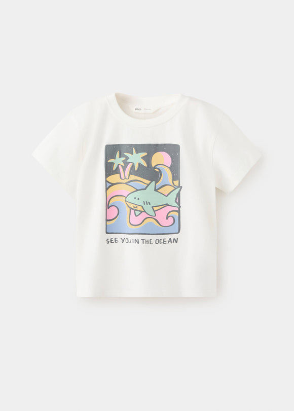 MANGO SHARK 37051409-01 MANGO BABY BOY T-SHIRT