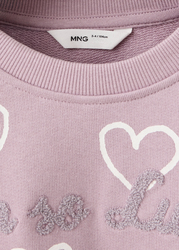MANGO HEART 37053314-61 KIDS BABY GIRL SWEATSHIRT