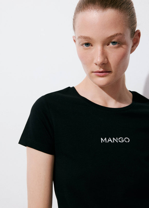 MANGO MANGOLOG-W 37053319-99 MANGO WOMEN T-SHIRT