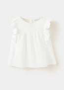 MANGO 37053882-01 MANGO KIDS GIRL BLOUSE-1