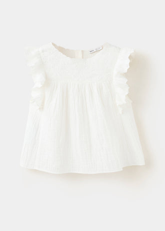 MANGO GERANIO 37053882-01 MANGO KIDS GIRL BLOUSE