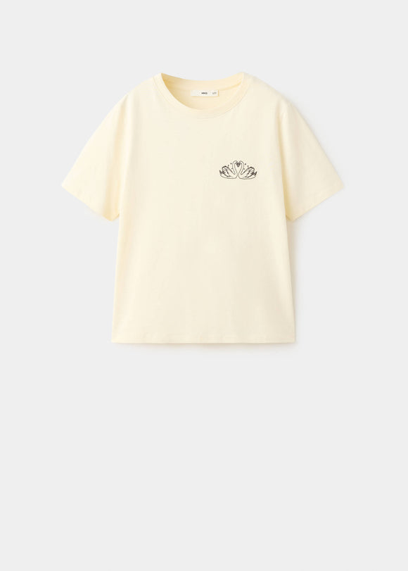 MANGO ILUSTRA3 37054073-11 MANGO WOMEN T-SHIRT