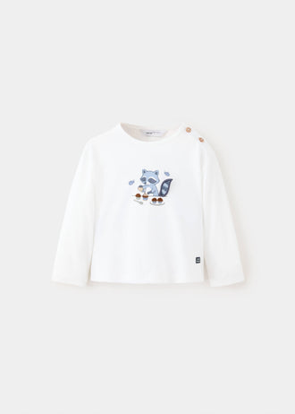 MANGO ION 37056338-02 KIDS NEW BORN BABY T-SHIRT