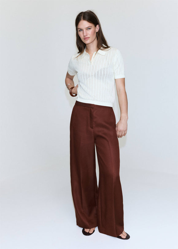 MANGO FLUID 37061348-28 MANGO WOMEN TROUSER