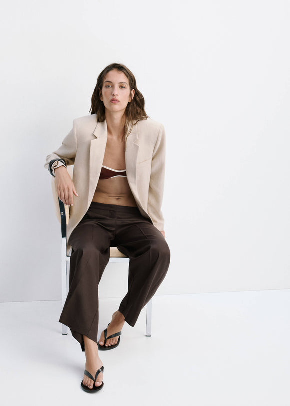 MANGO FLUID 37061348-32 MANGO WOMEN TROUSER
