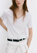 MANGO CHALSPI 37061351-01 MANGO WOMEN T-SHIRT SHORT SLEEVE-1