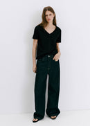 MANGO CHALSPI 37061351-99 MANGO WOMEN T-SHIRT SHORT SLEEVE-2