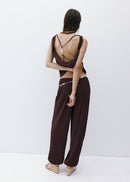 MANGO GEMMA 37061371-32 MANGO WOMEN TROUSER-5