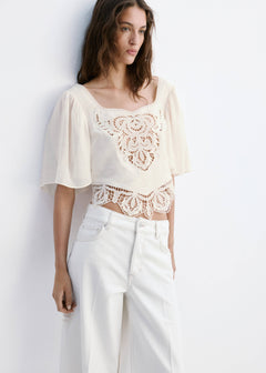 MANGO GIOVANA 37061388-02 MANGO WOMEN BLOUSE