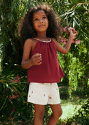 MANGO PAULA 37061428-05 MANGO BABY GIRL SHORT-1