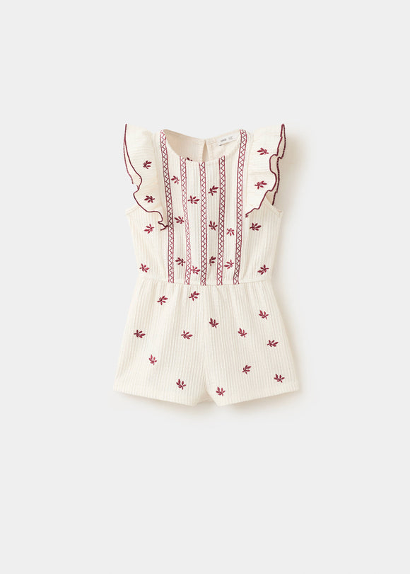 MANGO BLANCA 37061443-05 MANGO BABY GIRL ONE PIECE