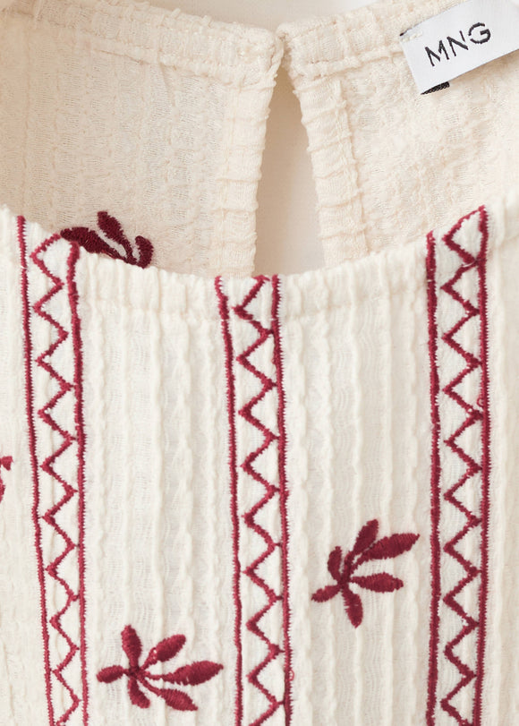 MANGO BLANCA 37061443-05 MANGO BABY GIRL ONE PIECE