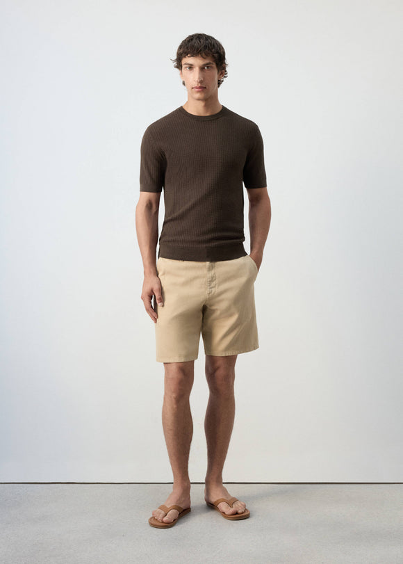 MANGO FLUID 37062899-30 MANGO MEN T-SHIRT