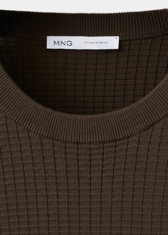 MANGO FLUID 37062899-30 MANGO MEN T-SHIRT