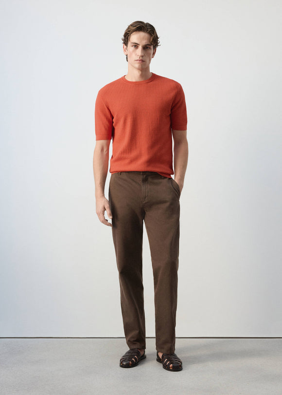 MANGO FLUID 37062899-89 MANGO MEN T-SHIRT