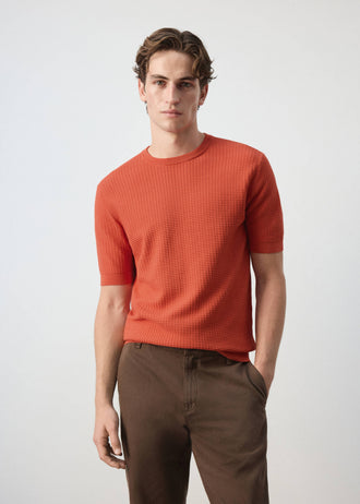 MANGO FLUID 37062899-89 MANGO MEN T-SHIRT