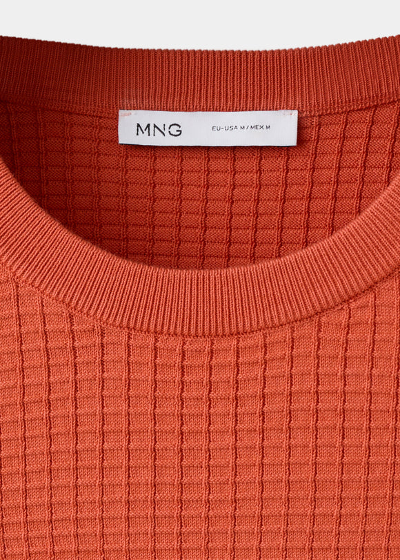 MANGO FLUID 37062899-89 MANGO MEN T-SHIRT