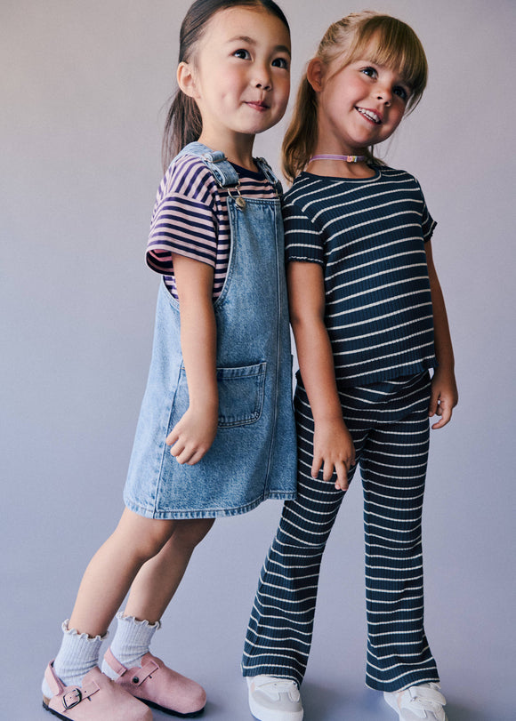MANGO RUFFI 37063305-TM KIDS BABY GIRL DUNGAREE
