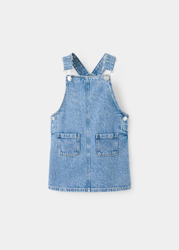 MANGO RUFFI 37063305-TM KIDS BABY GIRL DUNGAREE