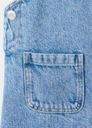 MANGO RUFFI 37063305-TM KIDS BABY GIRL DUNGAREE-5