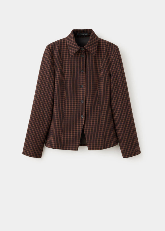 MANGO CUADRI 37066002-30 WOMEN SHIRT