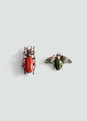 MANGO BEETLE 37072546-OR MANGO WOMEN BROOCH