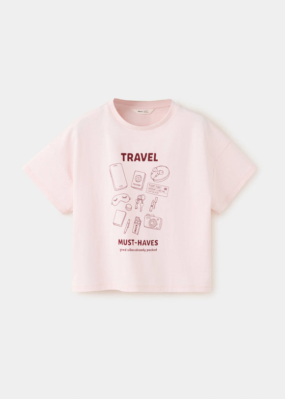 MANGO TRAVEL 37072907-85 MANGO KIDS GIRL T-SHIRT