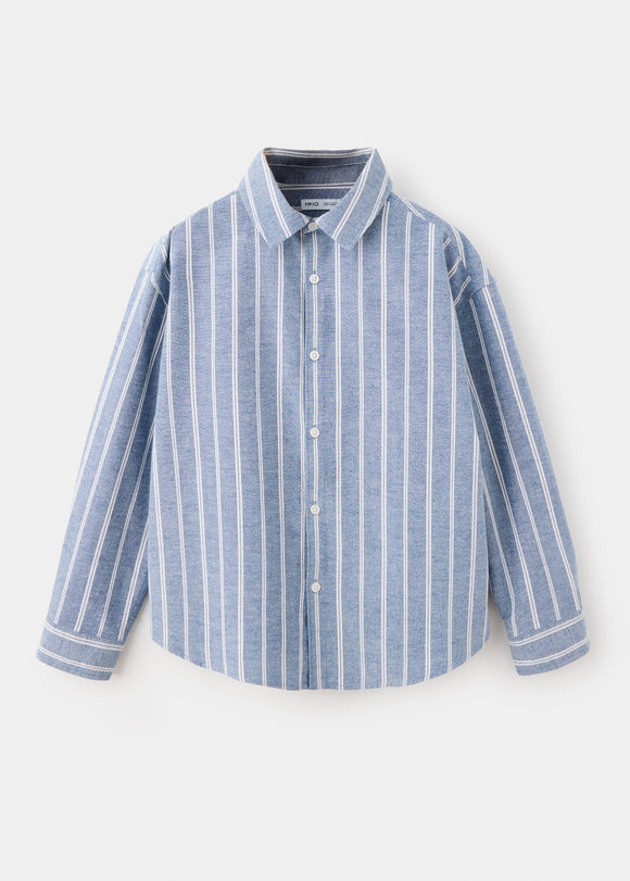 MANGO BRISTOL 37074411-52 KIDS BOY SHIRT LONG SLEEVE