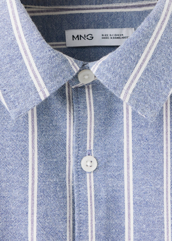 MANGO BRISTOL 37074411-52 KIDS BOY SHIRT LONG SLEEVE