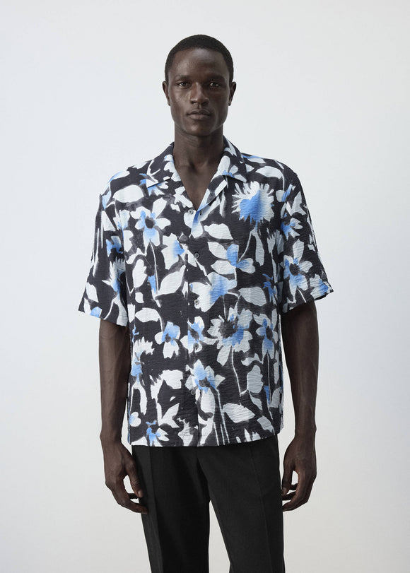 MANGO BLUR 37074416-99 MAN SHIRT